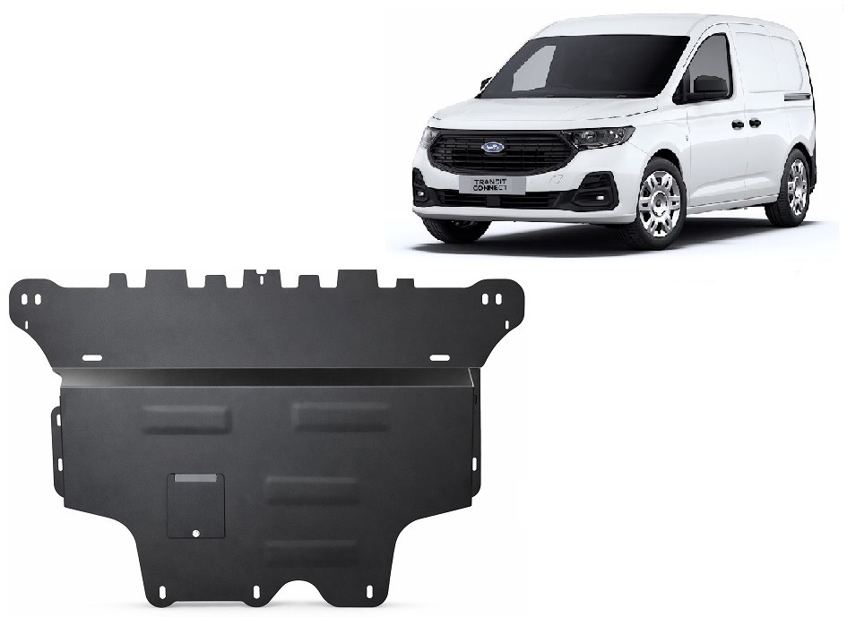 Steel sump guard for Ford Transit Connect- automatic gearbox
