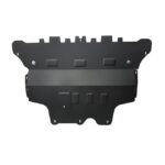 Audi Q2 2021-2026 steel 2 mm sump guard for engine, front bumper and gearbox protection - fitment reference image