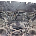 Side view underbody skid plate A4 B9