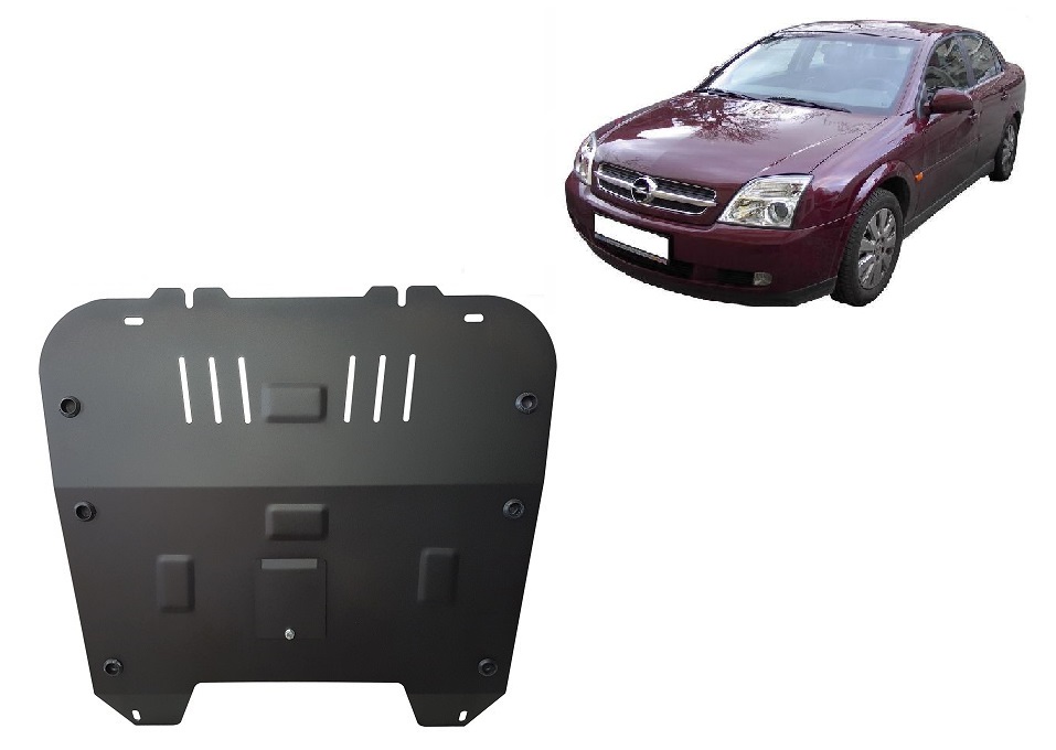 Steel skid plate for Opel Vectra C