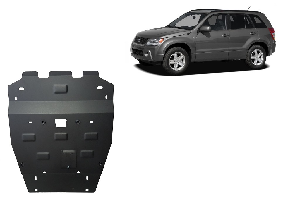 Steel skid plate for Suzuki Grand Vitara 2