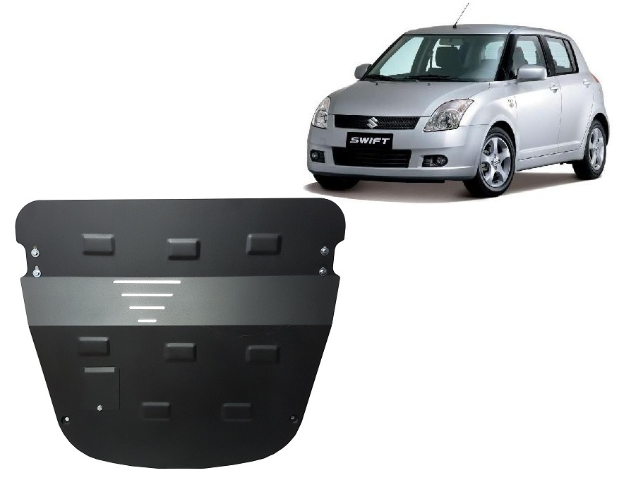 Steel skid plate for Suzuki Swift 3