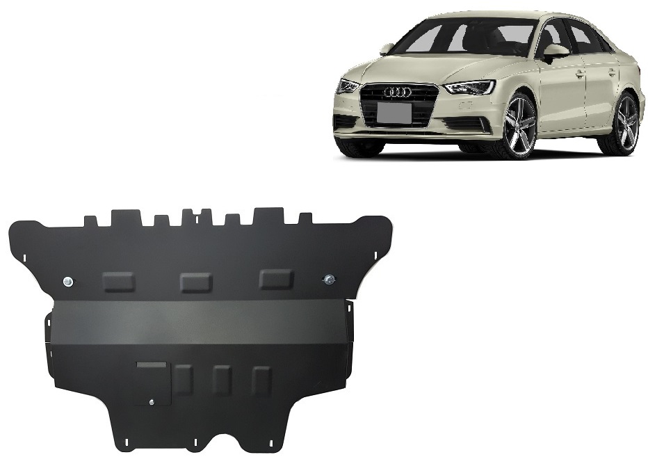 Steel skid plate for Audi A3 (8V)