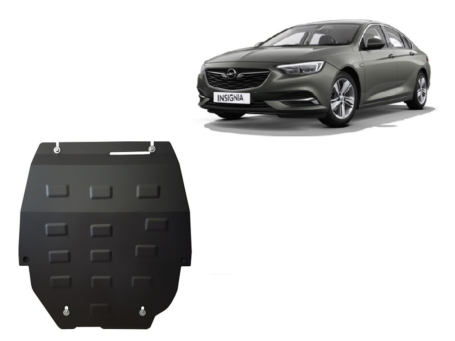 Steel skid plate for Opel Insignia B