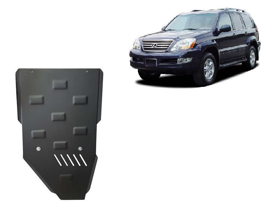 Steel gearbox skid plate for Lexus GX