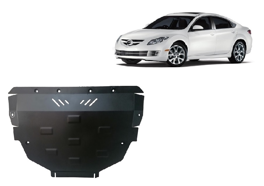 Steel skid plate for Mazda 6