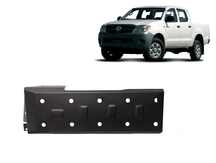 Steel fuel tank skid plate Toyota Hilux