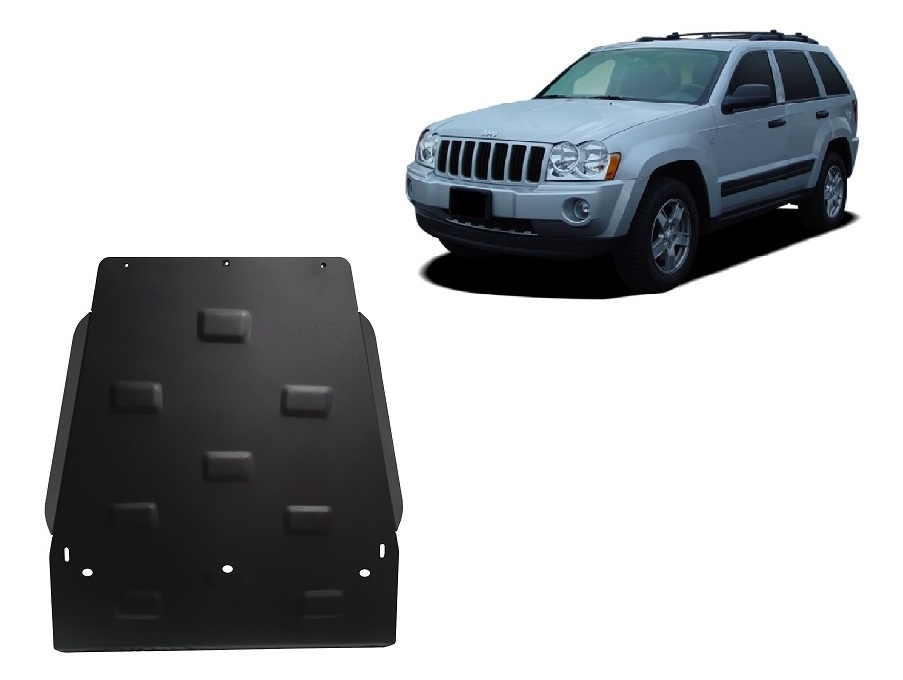 Steel gearbox skid plate for Jeep Grand Cherokee