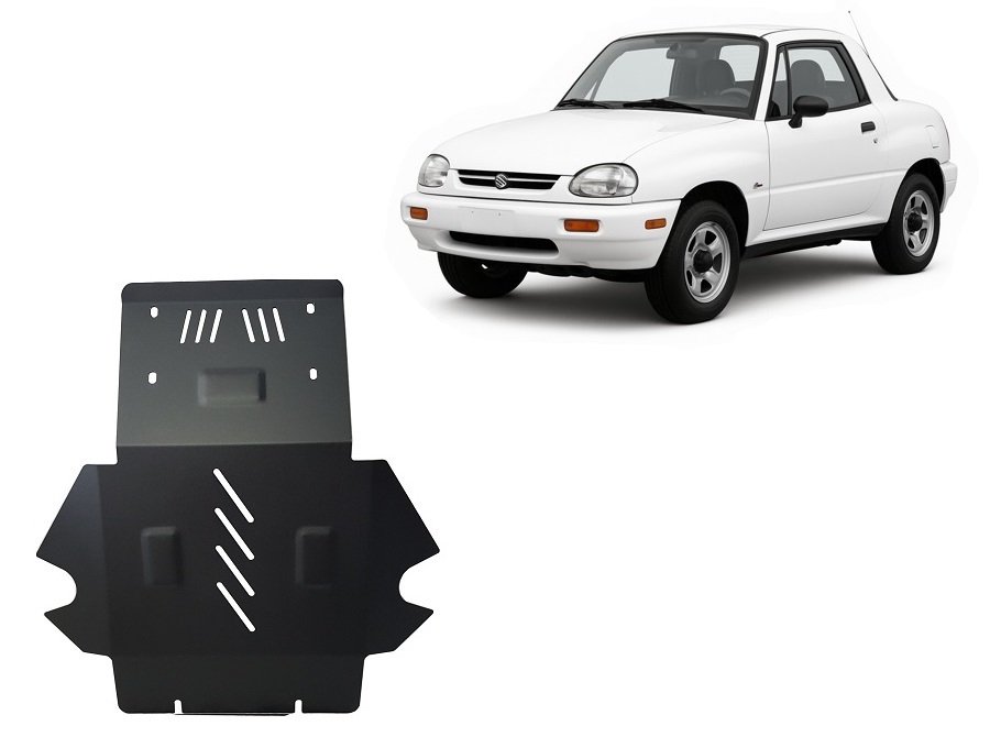 Steel skid plate for Suzuki X90