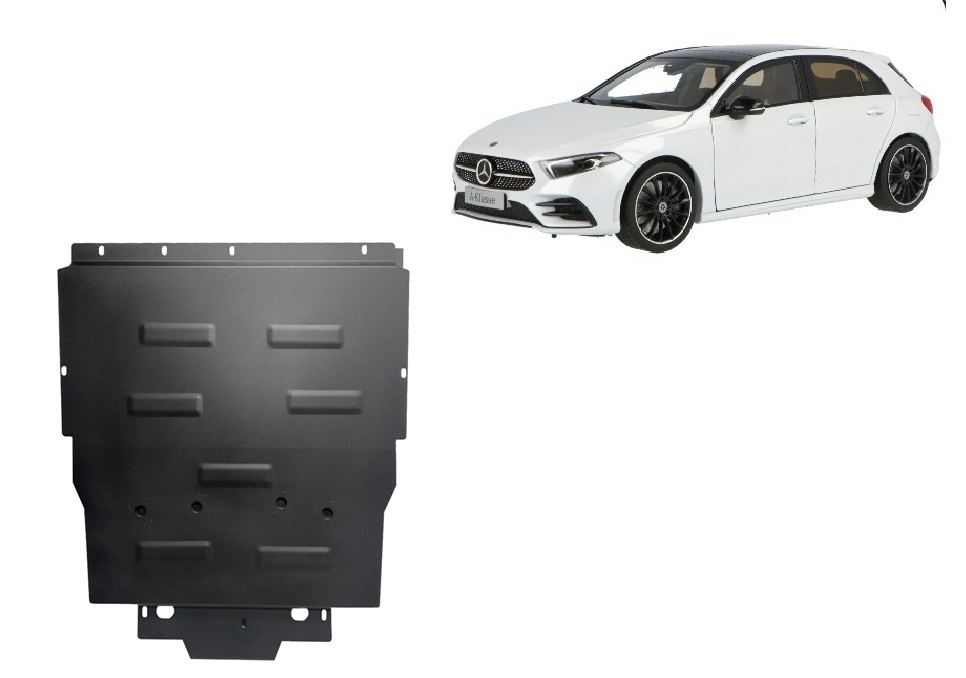 Steel skid plate for Mercedes A-Class W177