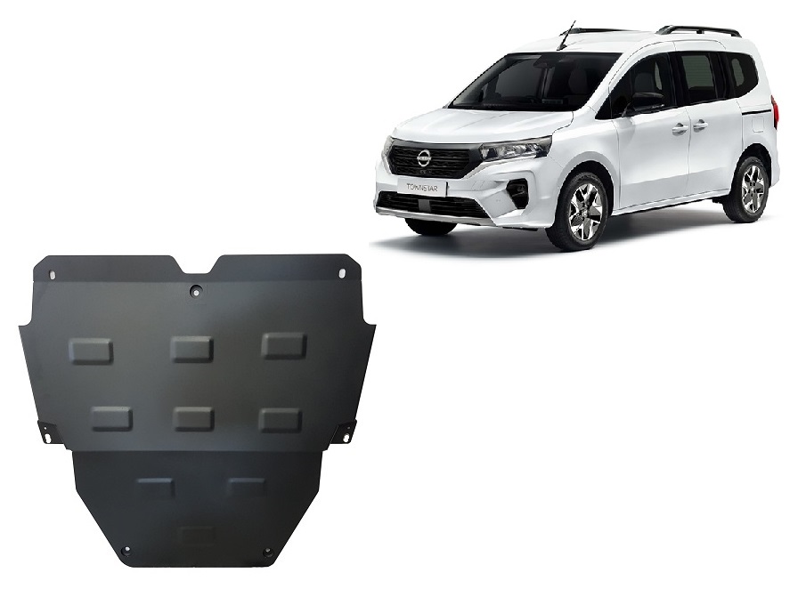 Steel skid plate for Nissan Townstar