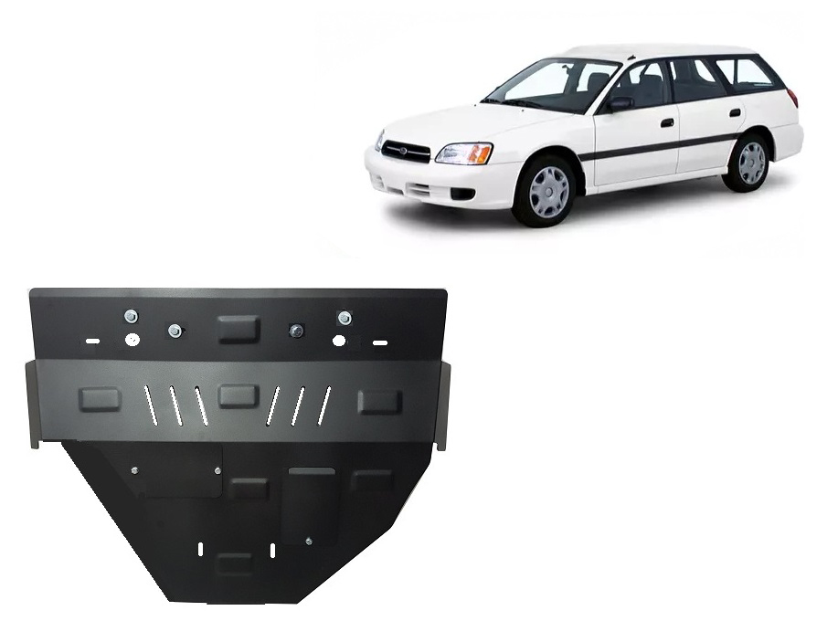 Steel skid plate for Subaru Legacy III