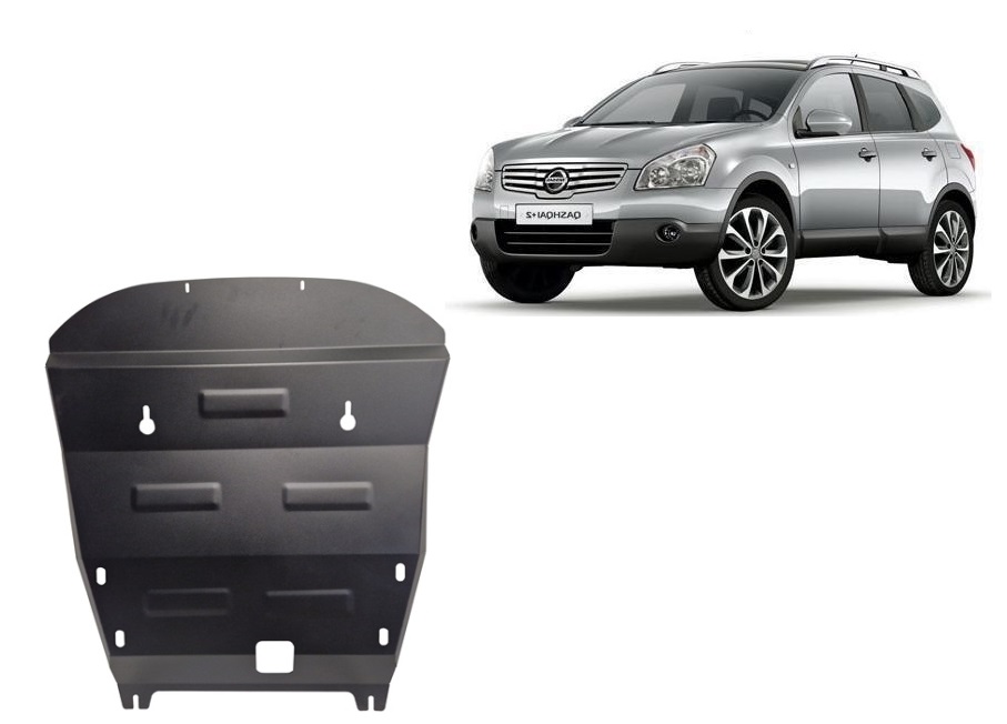 Steel skid plate for Nissan Qashqai J10