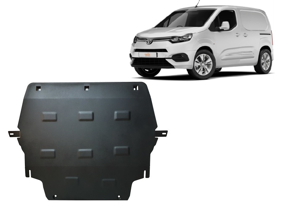 Steel skid plate for Toyota Proace
