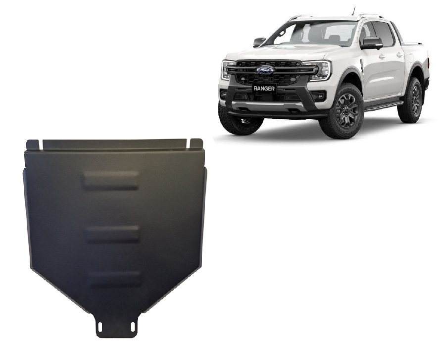 Steel automatic gearbox skid plate for Ford Ranger