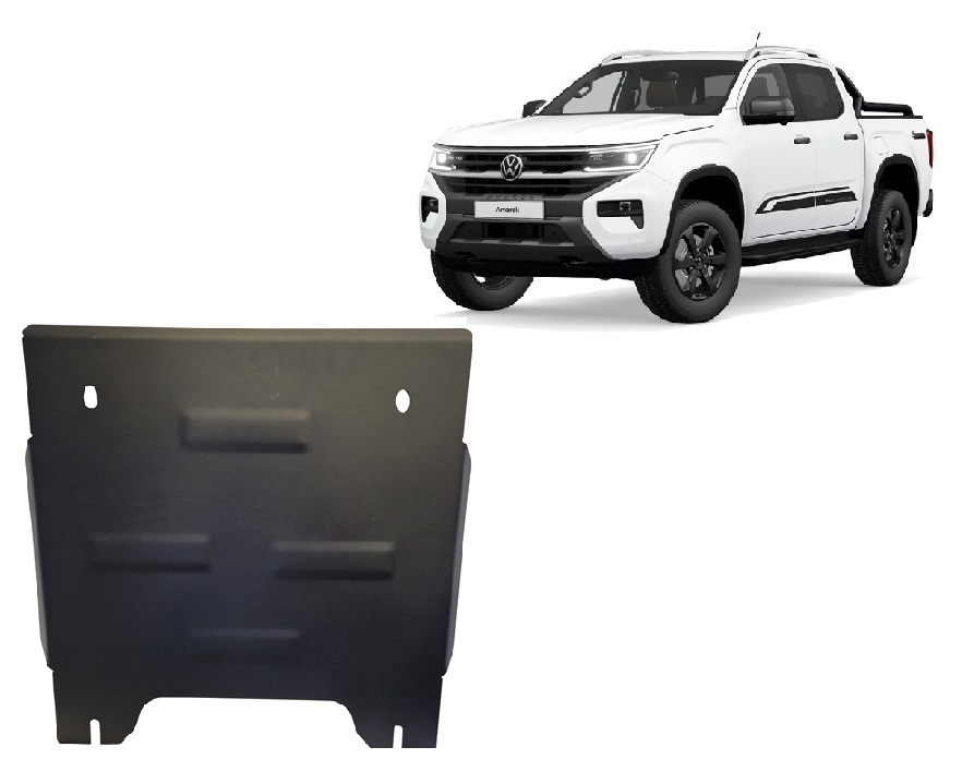 Steel transfer case skid plate for Volkswagen Amarok 2