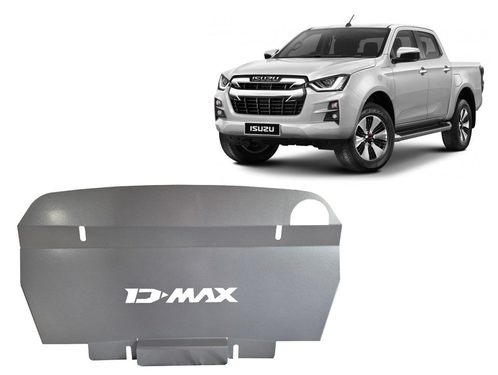 Steel radiator skid plate for Isuzu D-Max