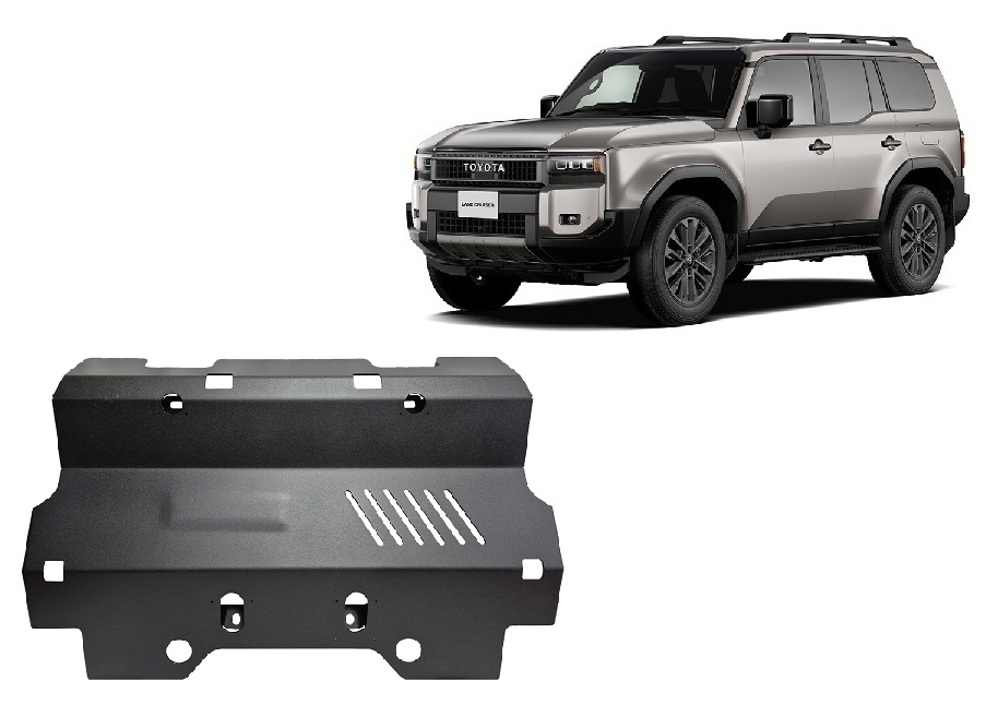 Steel radiator skid plate for Toyota Land Cruiser 250