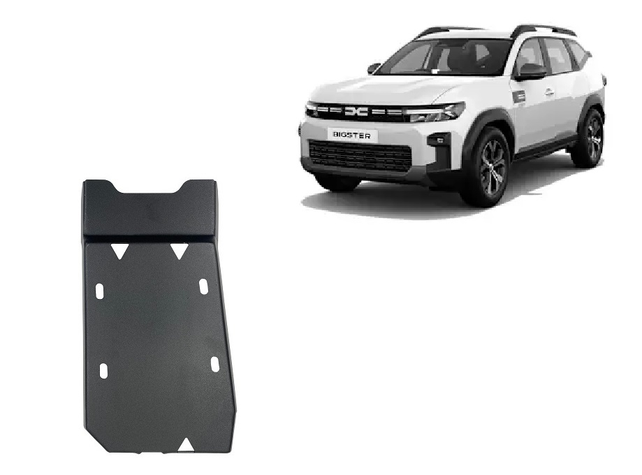 Steel diferential skid plate for Dacia Bigster 4x4