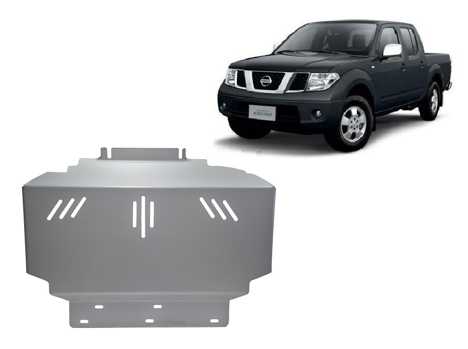 Aluminum skid plate for Nissan Navara