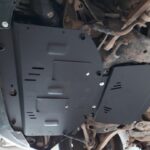 Mounting diagram steel skid plate Audi A4 B6-