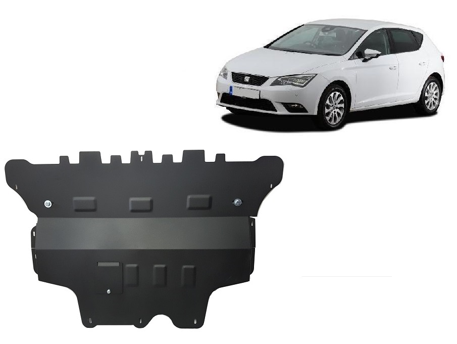 Steel skid plate for Seat Leon Mk3 - Automatic gearbox