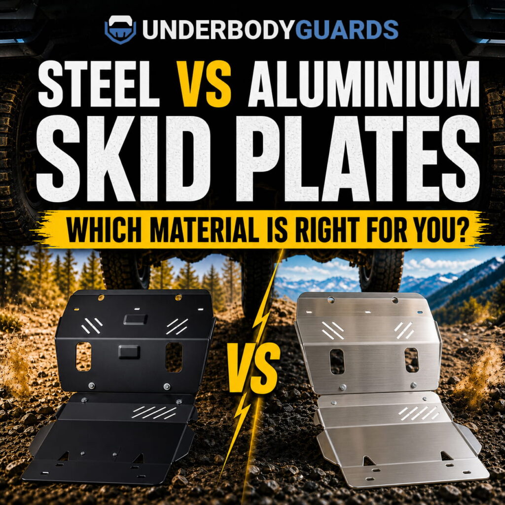 Steel vs aluminium skid plates: which material is right for you?