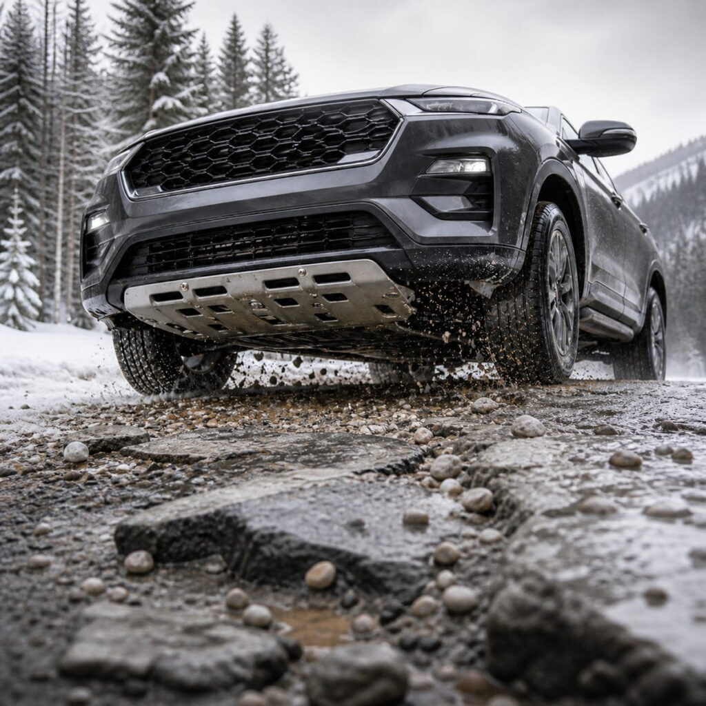 Underbody protection for winter and bad roads