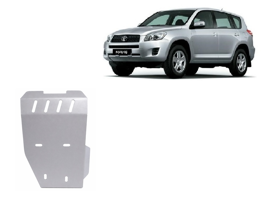 Toyota RAV4 (2006-2013) Rear Differential Skid Plate - 3 mm Aluminum