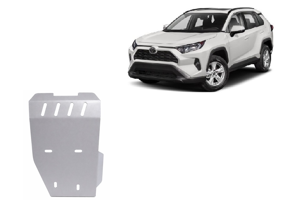 Toyota RAV4 (2018-2026) Rear Differential Skid Plate - 3 mm Aluminum
