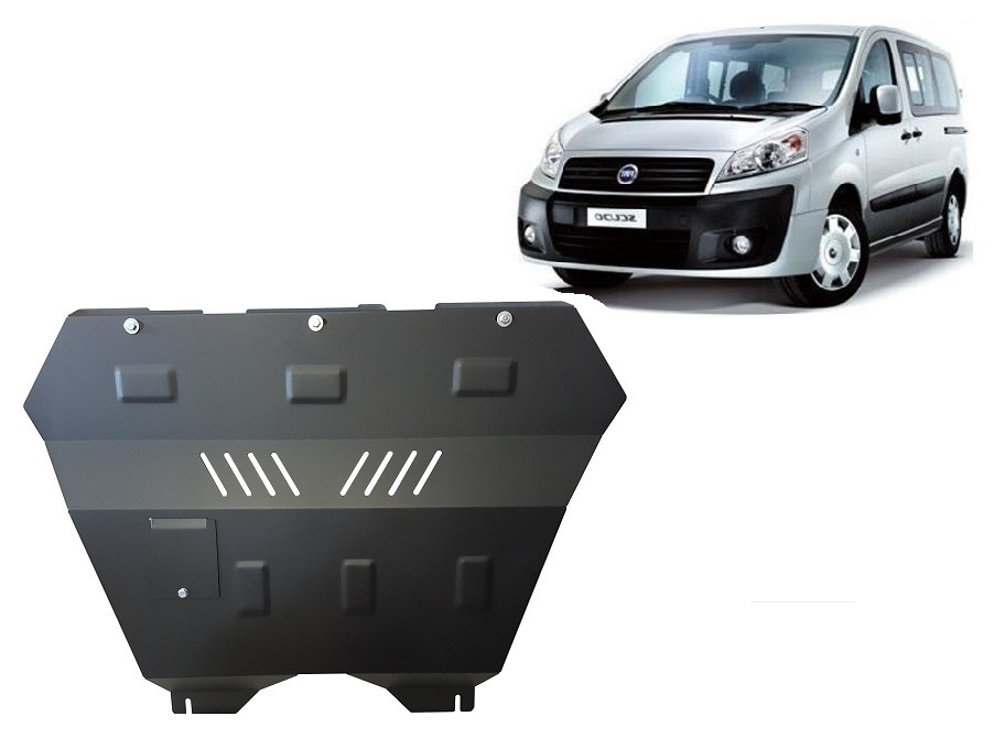 Fiat Scudo (2006-2016) Engine, Gearbox, Radiator Skid Plate - 2 mm Steel