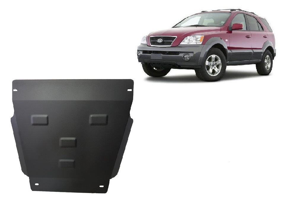 Kia Sorento (2001-2006) Gearbox Skid Plate - 3 mm Steel
