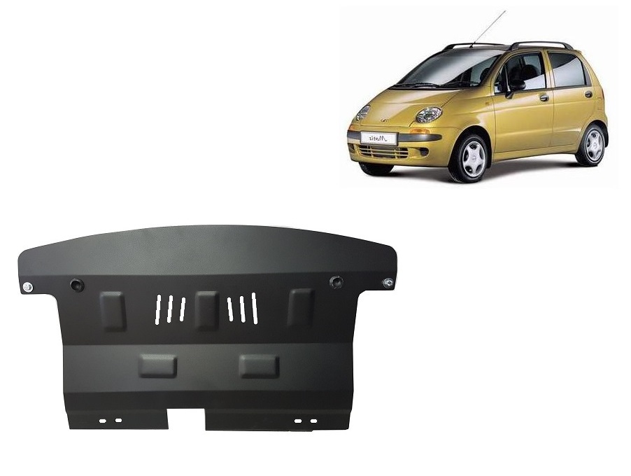 Daewoo Matiz (1998-2004) Engine, Gearbox Skid Plate - 2 mm Steel