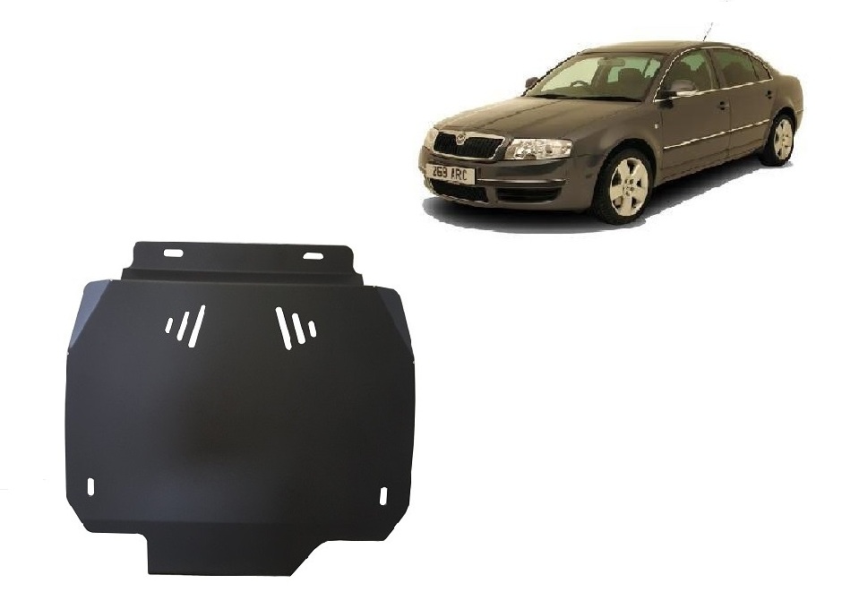 Skoda Superb (2001-2008) Gearbox Skid Plate - 2 mm Steel
