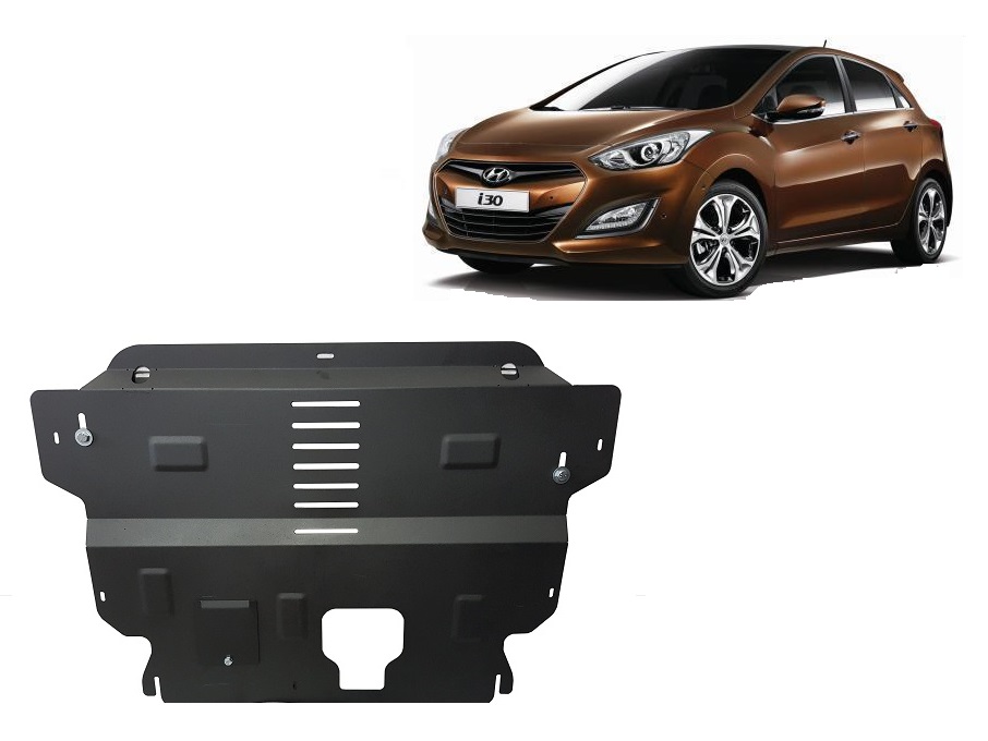 Hyundai i30 (2011-2014) Engine, Gearbox Skid Plate - 2 mm Steel