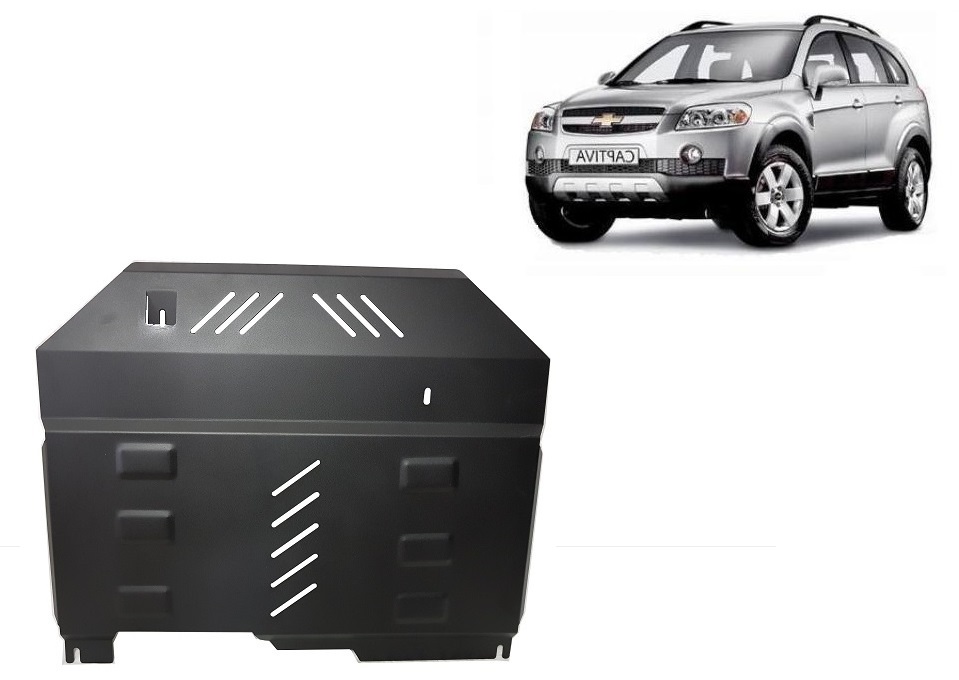 Chevrolet Captiva (2006-2010) Engine, Gearbox, Radiator Skid Plate - 2.5 mm Steel