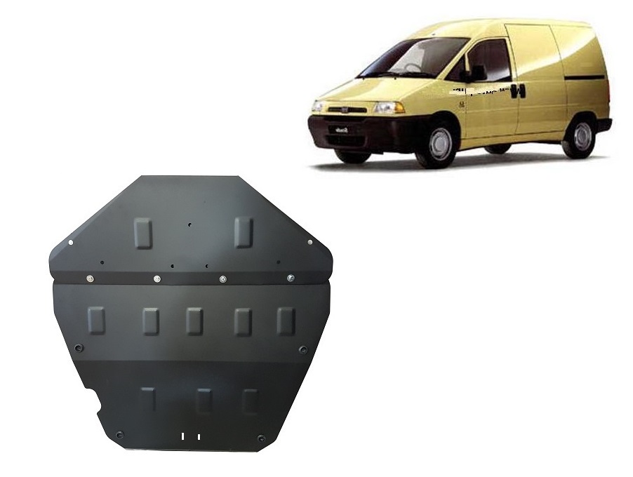 Fiat Scudo (1995-2006) Engine, Front Bumper, Gearbox, Radiator Skid Plate - 2 mm Steel