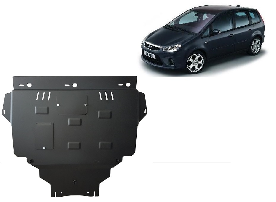 Ford C Max (2004-2010) Engine, Gearbox, Radiator Skid Plate - 2 mm Steel