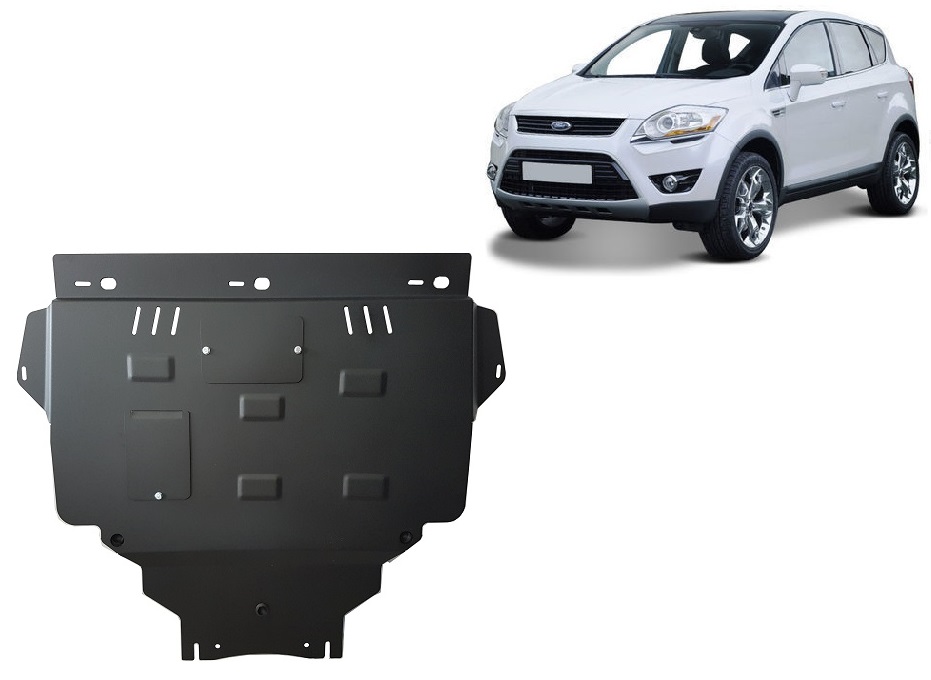 Ford Kuga (2008-2012) Engine, Gearbox, Radiator Skid Plate - 2 mm Steel