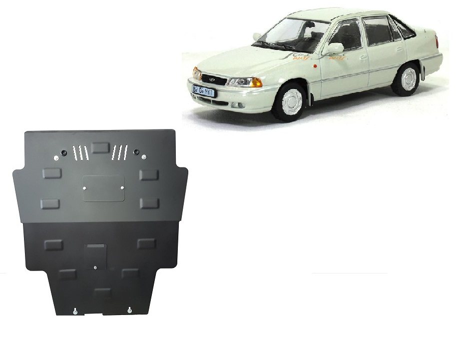 Daewoo Cielo (1995-2008) Engine, Front Bumper, Gearbox, Radiator Skid Plate - 2 mm Steel