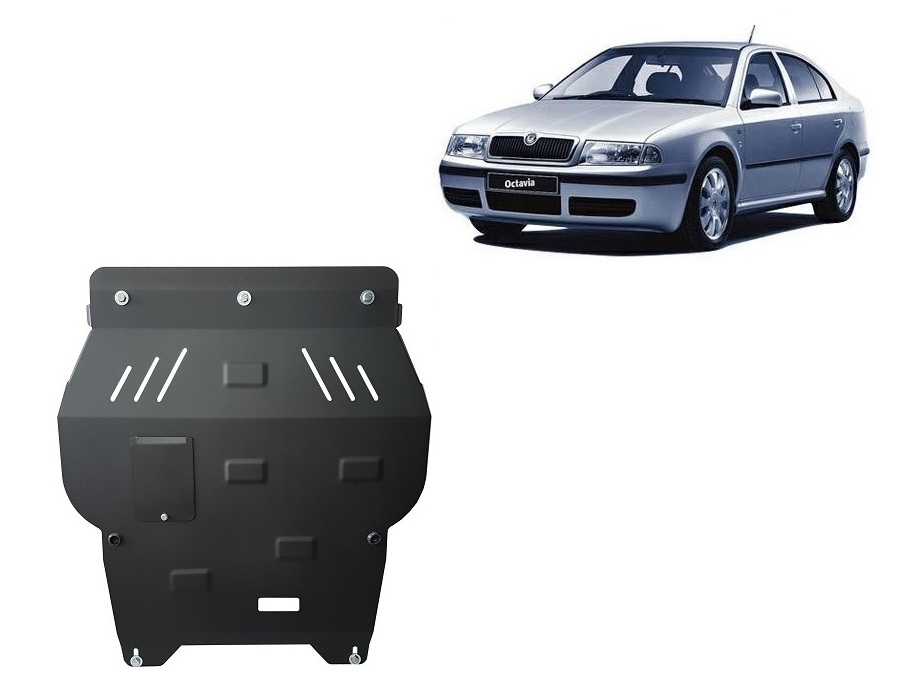 Skoda Octavia 1 (1998-2010) Engine, Front Bumper, Gearbox, Radiator Skid Plate - 2 mm Steel