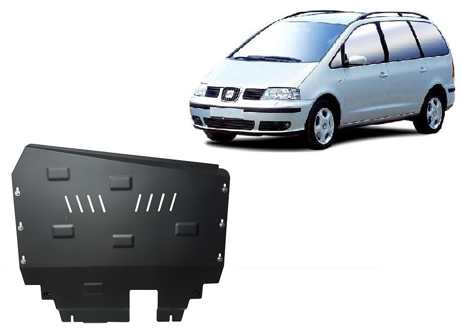 Seat Alhambra (1999-2010) Engine, Gearbox Skid Plate - 2 mm Steel