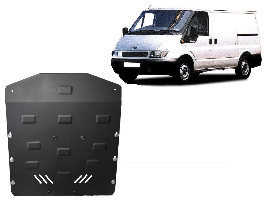 Ford Transit RWD (2001-2006) Engine, Gearbox Skid Plate - 2 mm Steel