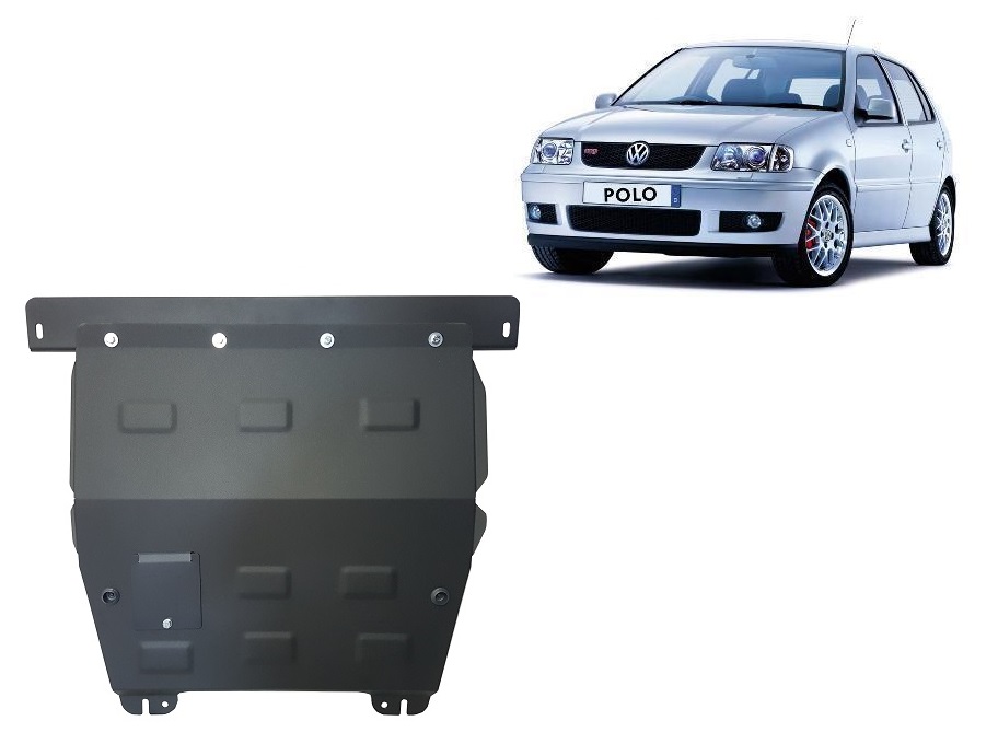 VW Polo 6N2 (1999-2001) Engine, Gearbox Skid Plate - 2 mm Steel