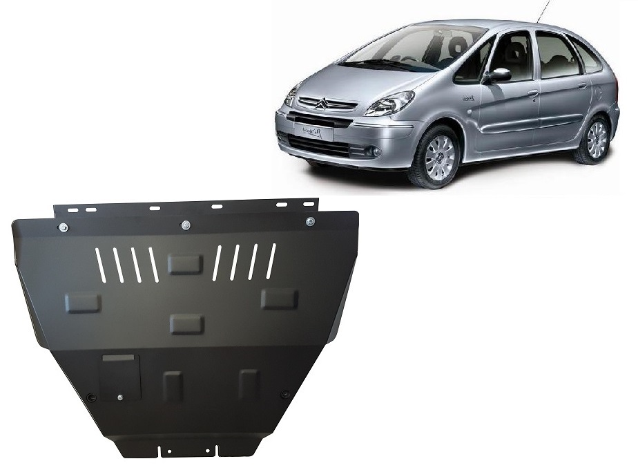 Citroen Xsara Picasso (1999-2007) Engine, Gearbox Skid Plate - 2 mm Steel