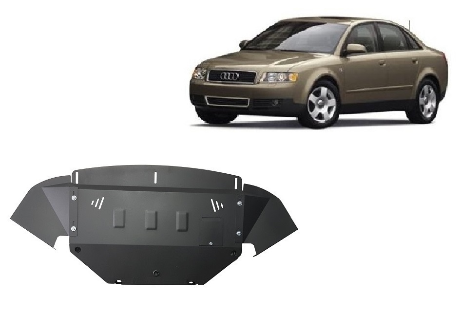 Audi A4 B5 (1997-2000) Engine, Front Bumper, Radiator Skid Plate - 2 mm Steel