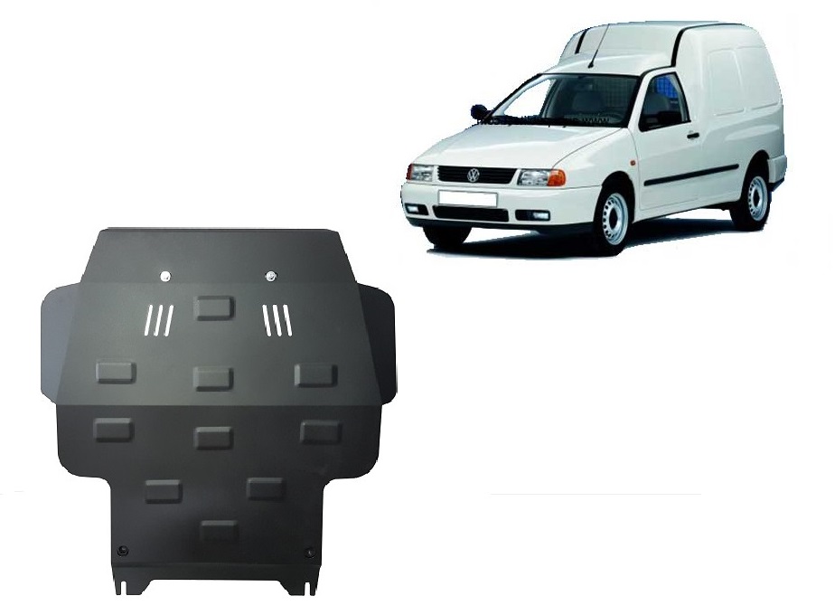 VW Caddy (1991-2003) Engine, Front Bumper, Gearbox, Radiator Skid Plate - 2 mm Steel