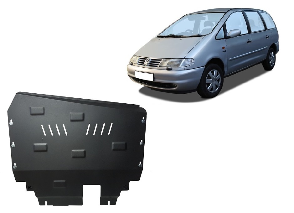 VW Sharan (1999-2010) Engine, Gearbox Skid Plate - 2 mm Steel