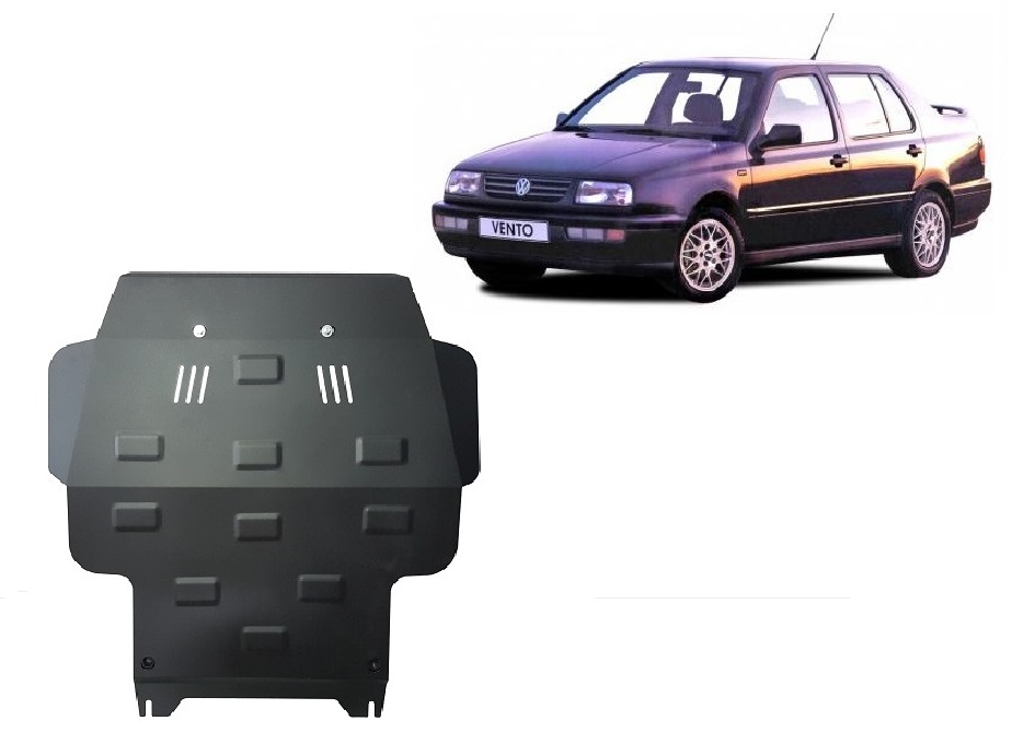 VW Vento (1991-1999) Engine, Front Bumper, Gearbox, Radiator Skid Plate - 2 mm Steel