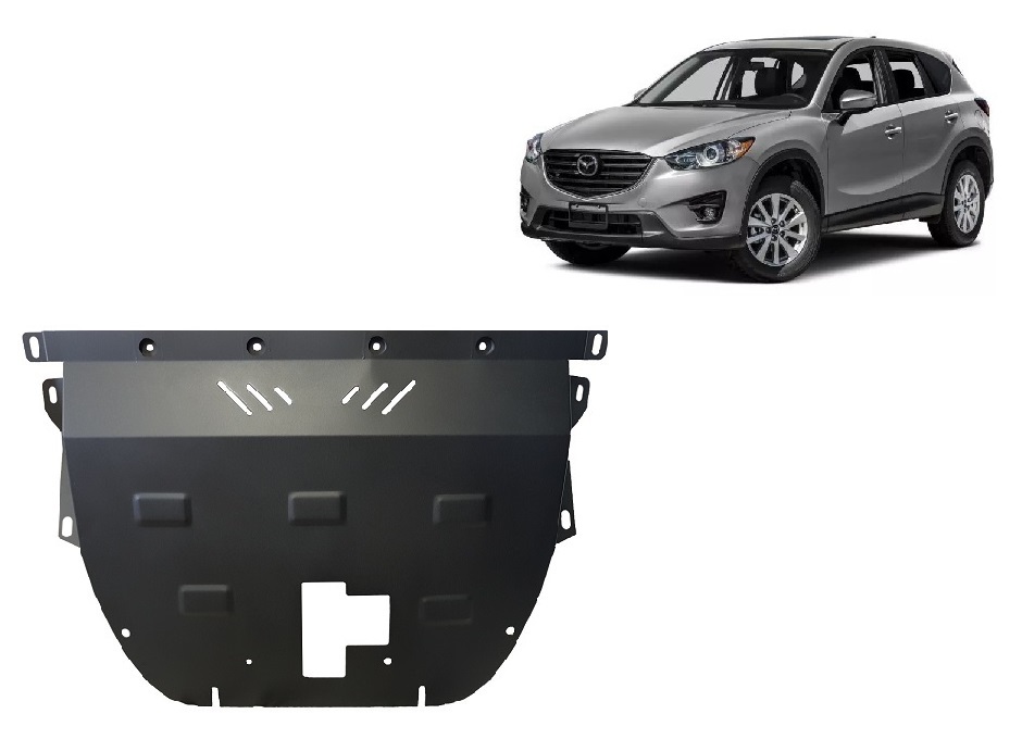 Mazda CX-5 (2011-2026) Engine, Gearbox, Radiator Skid Plate - 2 mm Steel